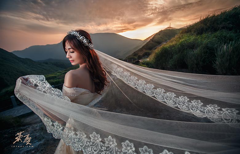 {婚攝英聖｜自主婚紗}智傑_惠文~君品酒店_小油坑_信義區夜景-新秘 YUKI
