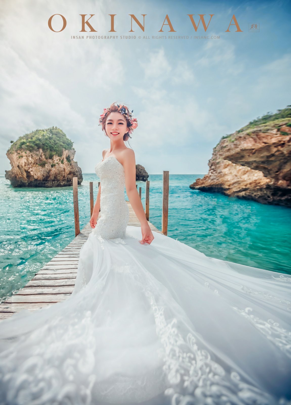 {婚攝英聖 |自主婚紗 }~如婕+展泰-沖繩婚紗-造型：晼屏