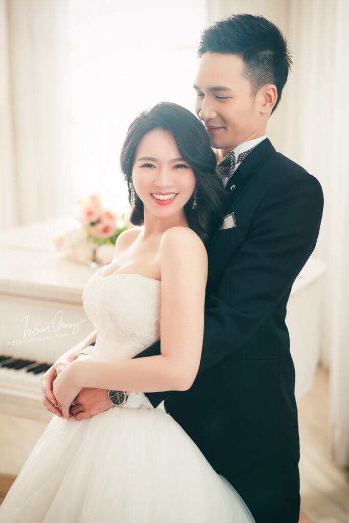 {婚攝英聖 |自主婚紗 }~ 姿穎+一傑之 音樂會婚紗-造型：晼屏