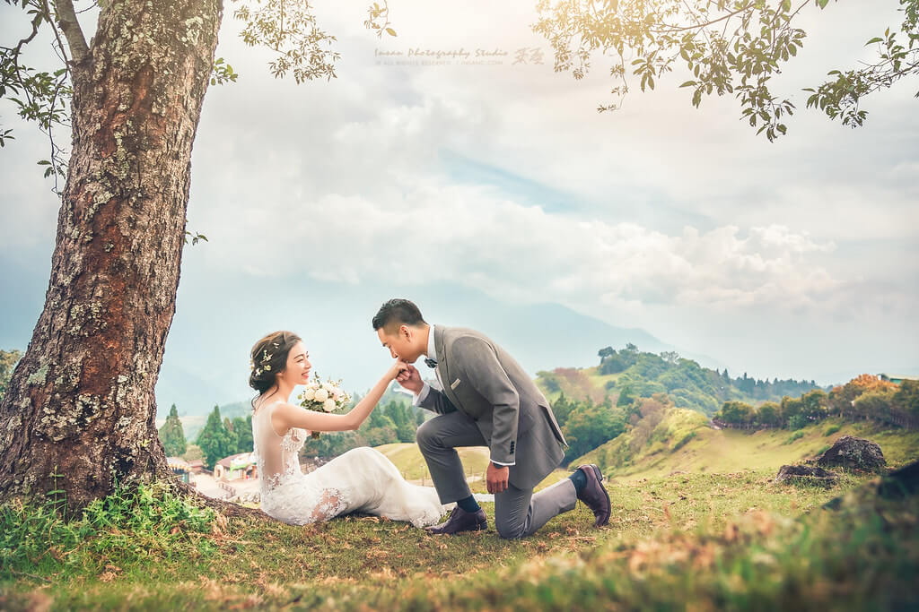 {婚攝英聖 |自主婚紗 }~婷安+leo青青草原童話故事婚紗-清境老英格蘭-造型 : 晼屏