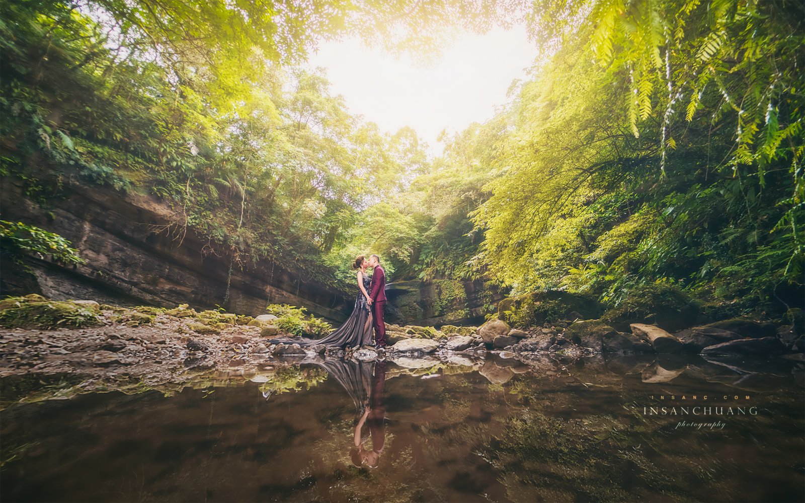{婚攝英聖 |自主婚紗 }~Savannah十週年婚紗-茶壺山-望谷瀑布-不厭亭-造型:小米、林香伶