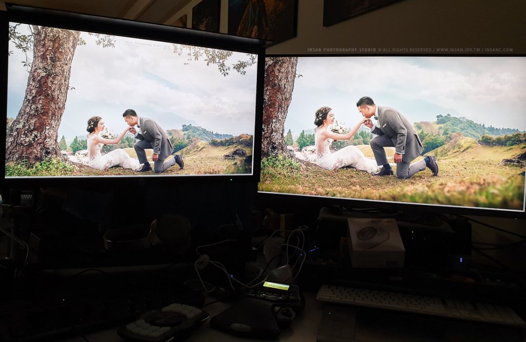 婚攝英聖-婚禮記錄-婚紗攝影-spyderx校色器 160731