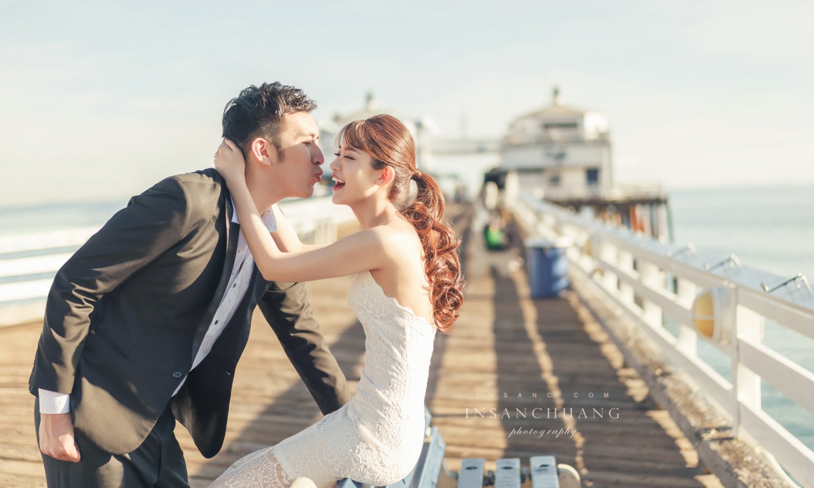 {婚攝英聖 |海外婚紗攝影 }~揆+婷 California Pre-Wedding-比佛利-棕櫚泉-約書亞樹-馬里布海灘-造型:晼屏