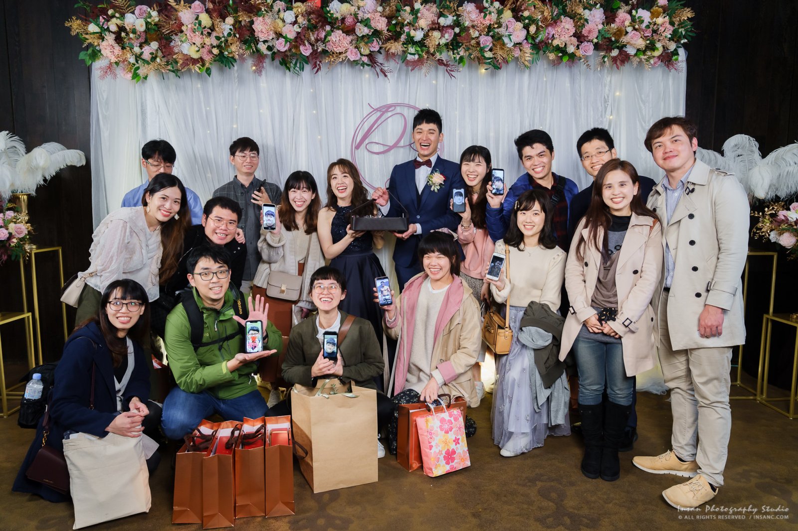 婚攝英聖-君品送客生動合照