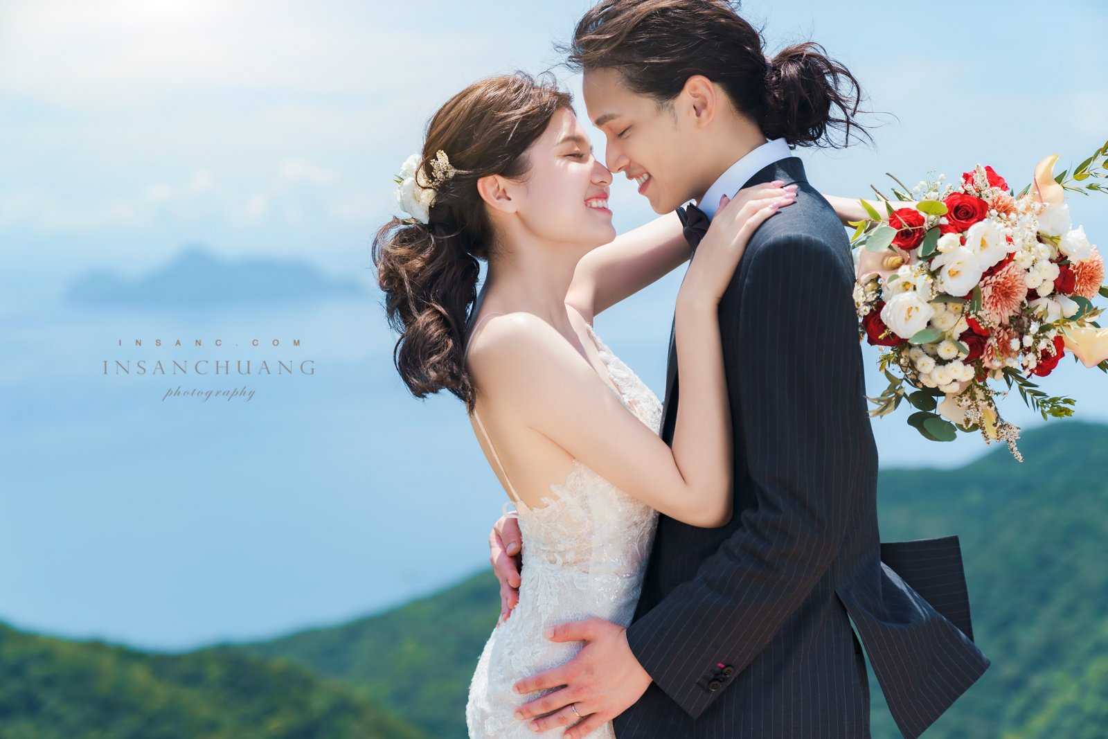 {婚攝英聖 |自主婚紗 }~ Jocelin+Benny婚紗-桃源谷-沙崙海灘-造型: 晼屏