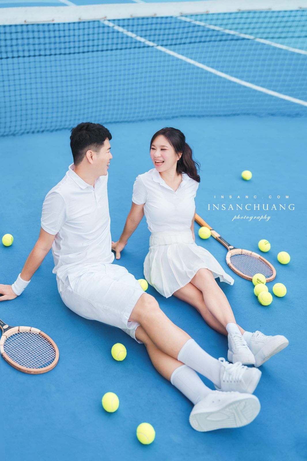 {婚攝英聖 |自主婚紗 }~ Leo+Peggy 網球婚紗-東眼山-蝙蝠洞-造型: 崔羿樂