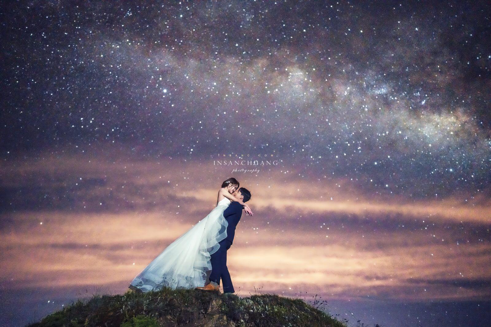 {婚攝英聖 |自主婚紗} 4j+阿寶合歡山婚紗星空銀河夕陽雲海日出婚紗全打包了-高山婚紗-造型:朵咪