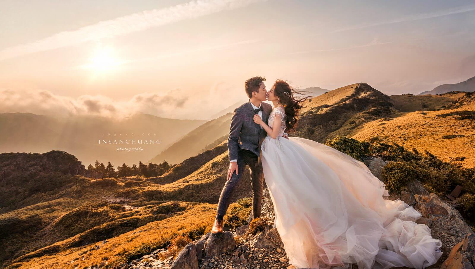 {婚攝英聖 |自主婚紗} 智詠+宛容合歡山婚紗星空銀河夕陽雲海婚紗攝影-高山婚紗-造型:朵咪