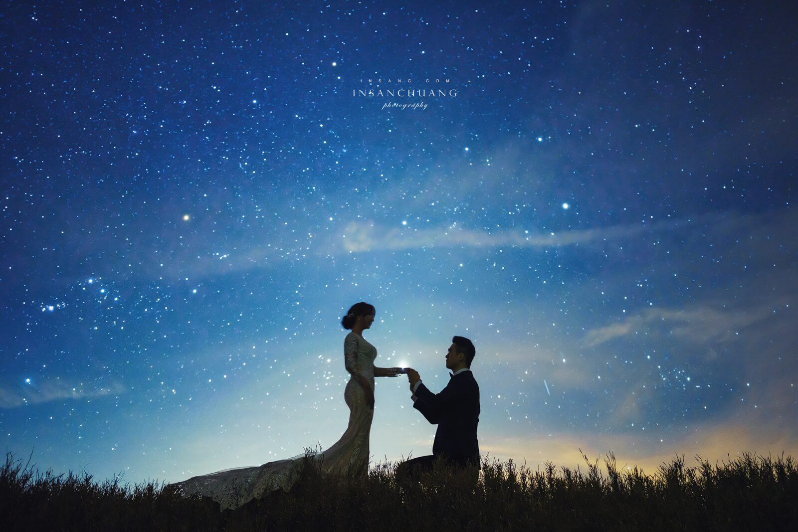 {婚攝英聖 |自主婚紗} Yi Hong合歡山婚紗-夕陽星空銀河日出婚紗攝影-摘下金星送給你-高山婚紗-造型:朵咪
