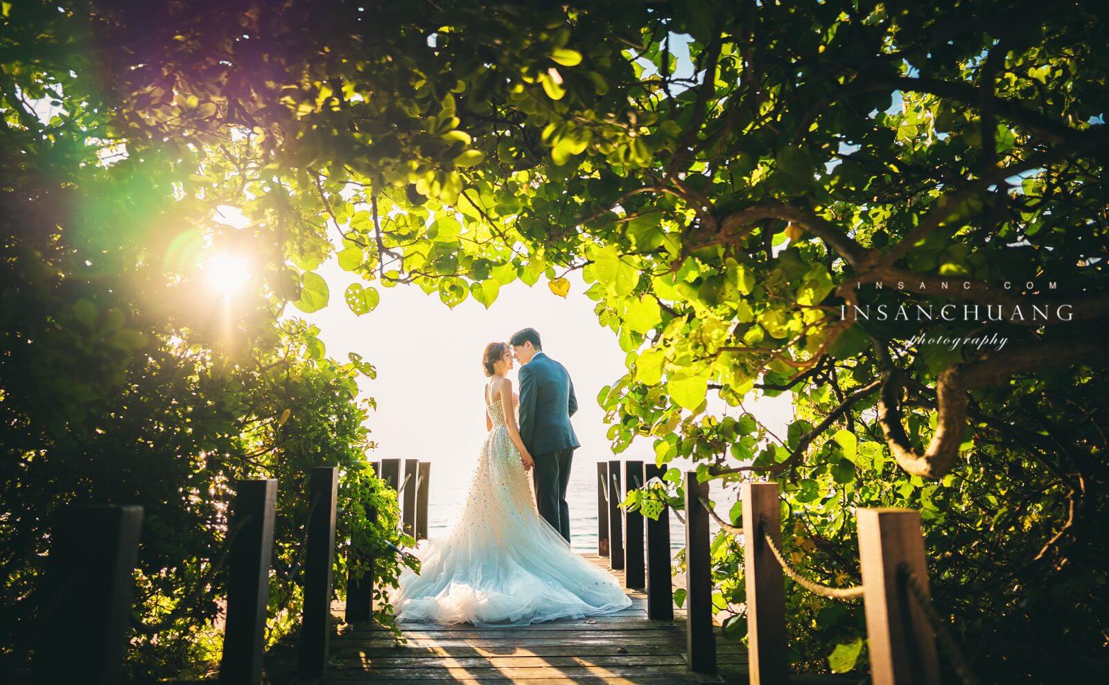 飛越 8000 公里來圓夢：Mike + Arissa 台灣婚紗–造型:晼屏