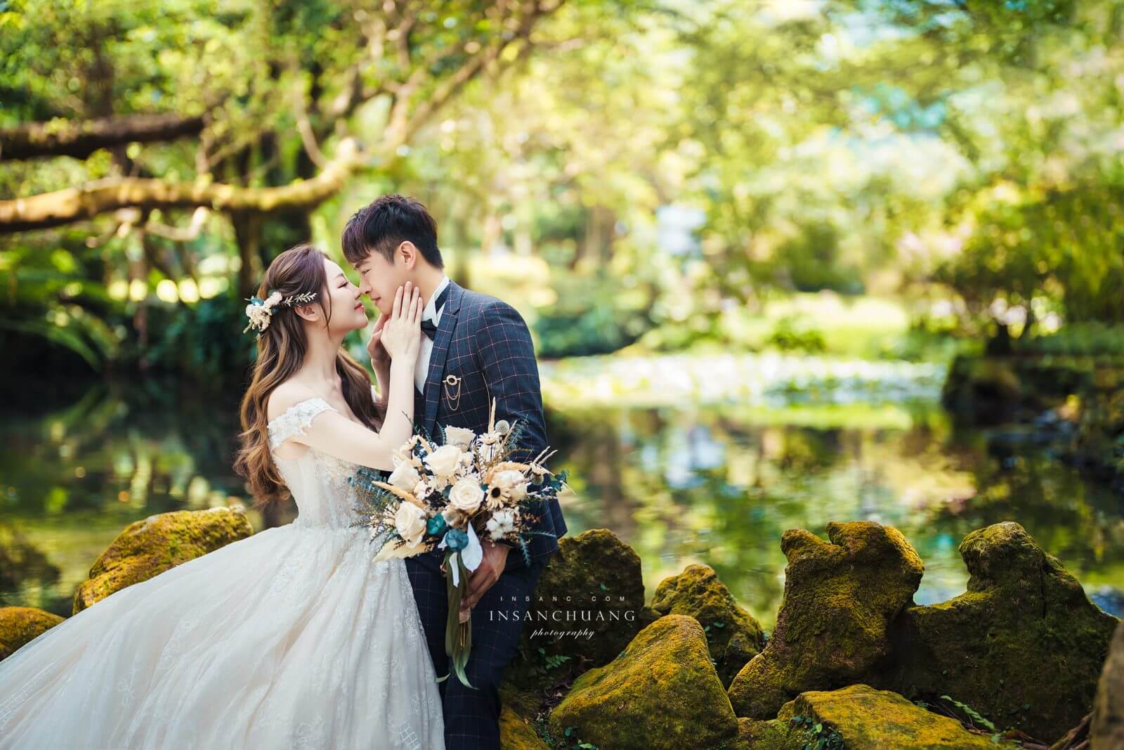 {婚攝英聖|自主婚紗}Chris+Megan婚紗-陽明山-沙崙海灘-造型:晼屏