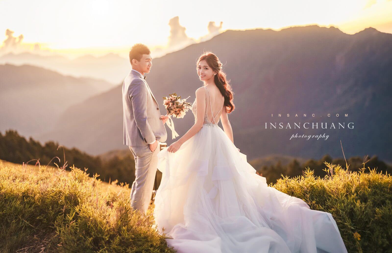 {婚攝英聖 |自主婚紗} 子軒+Ruby合歡山婚紗夕陽雲海日出婚紗攝影-高山婚紗-造型:崔羿樂