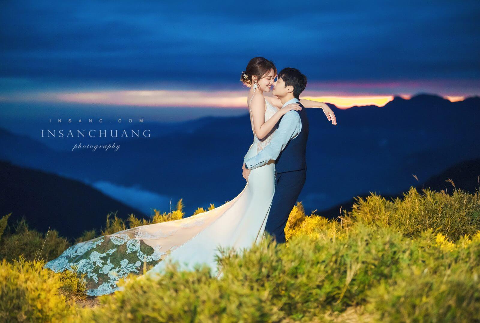 {婚攝英聖 |自主婚紗}翔翔+田田合歡山高山婚紗-夕陽雲海星空日出婚紗-造型:朵咪