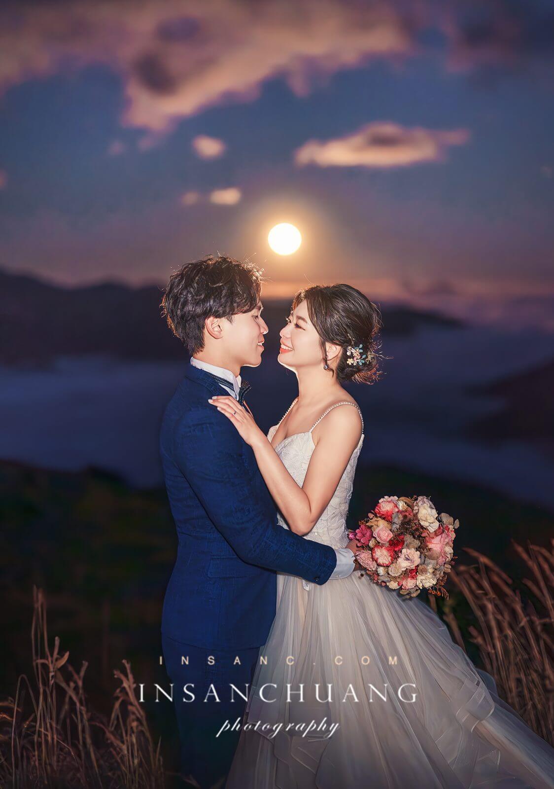 {婚攝英聖 |自主婚紗}廷陽+品莘合歡山婚紗-夕陽日出月出雲海婚紗攝影-高山婚紗-便服婚紗-造型:朵咪