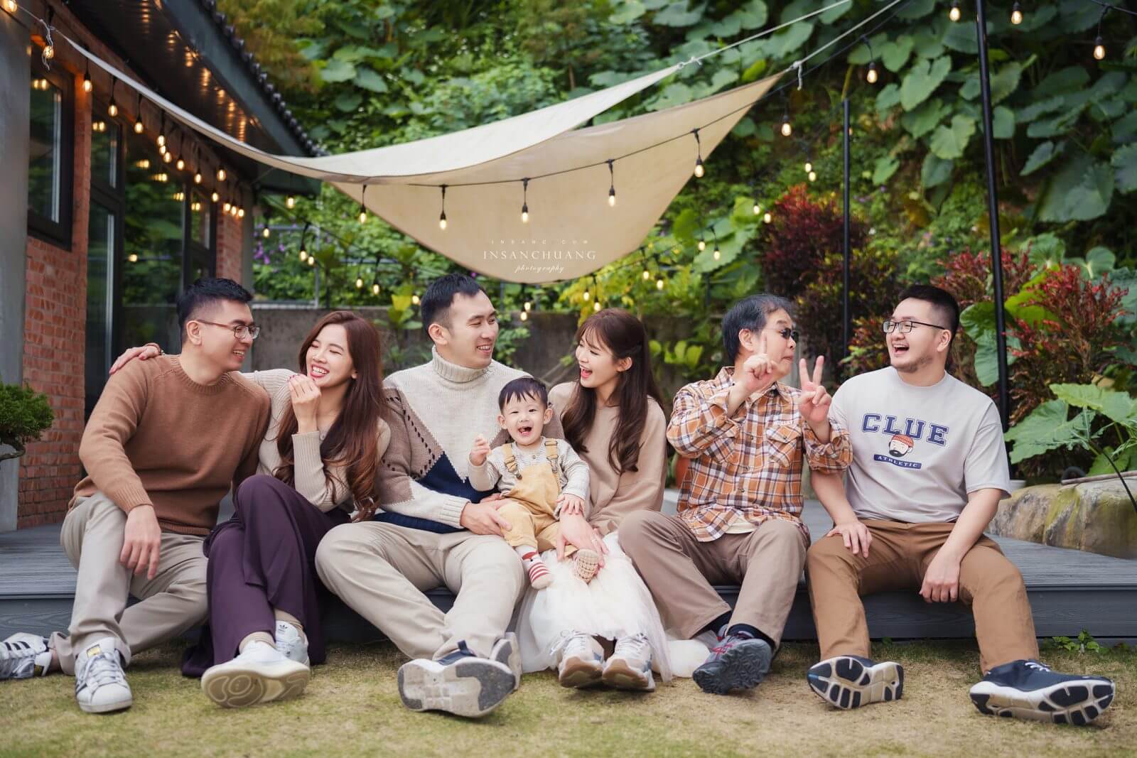 {婚攝英聖|親子攝影}薇婷莉婷全家福-Casper週歲
