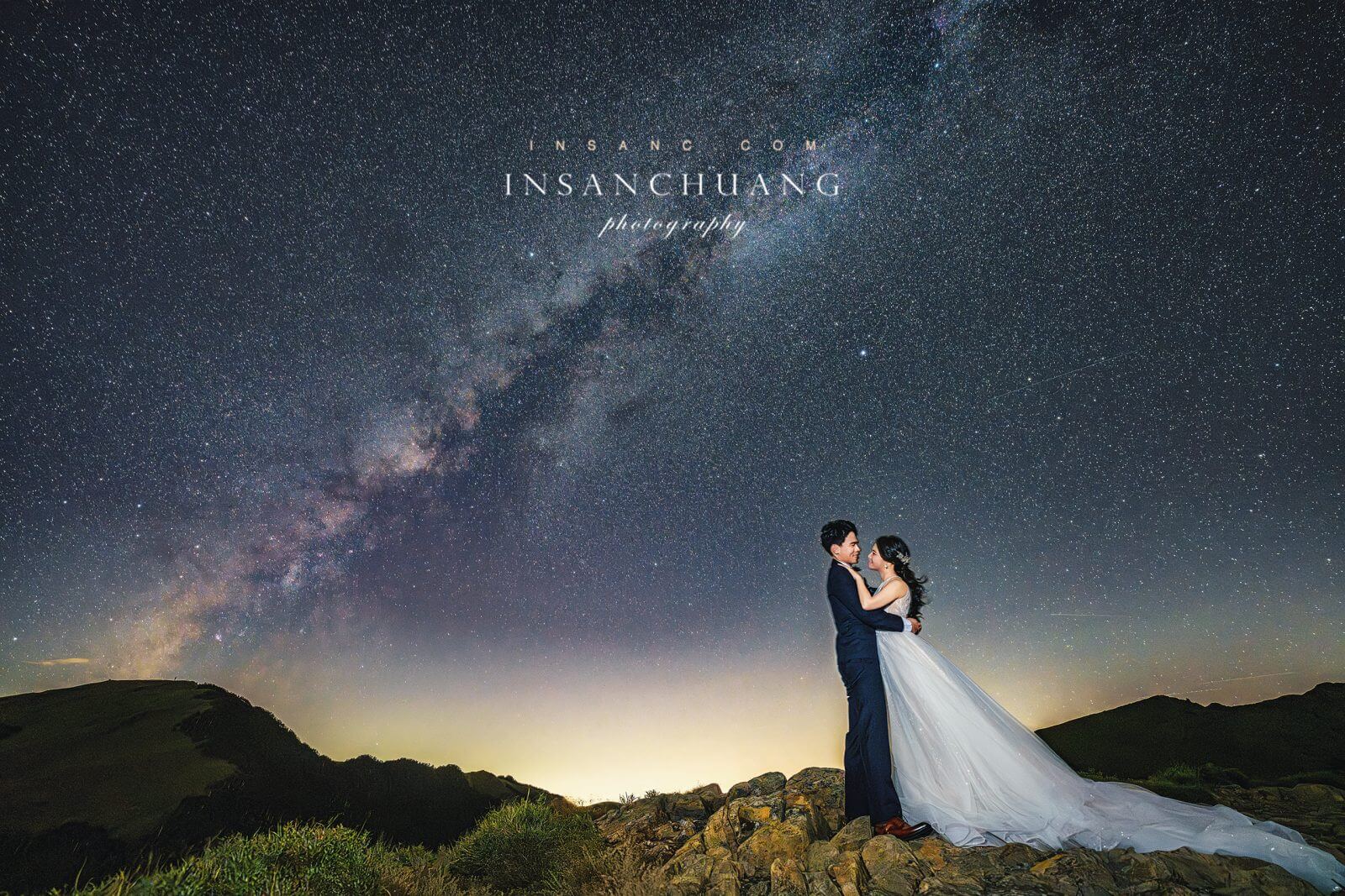 {婚攝英聖 |自主婚紗}正弘+蕎均合歡山高山婚紗-星空銀河日出婚紗-造型:朵咪