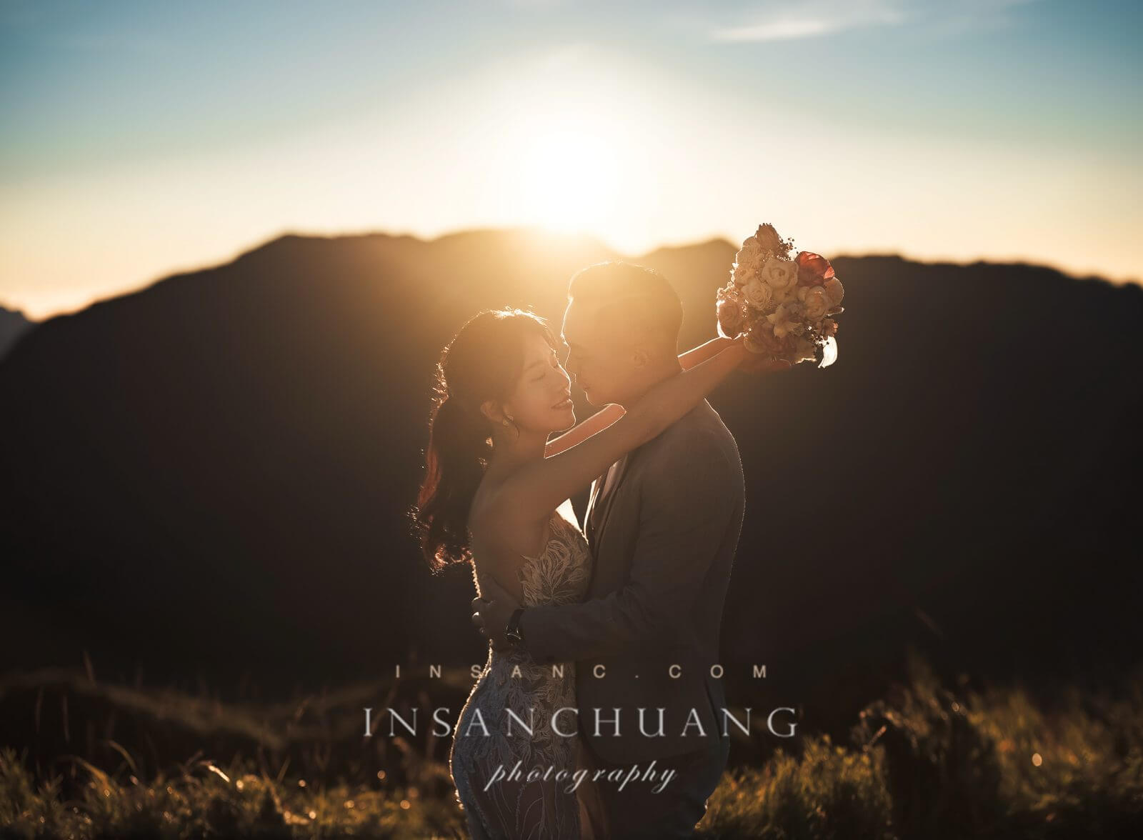 {婚攝英聖|自主婚紗}Hank+Giselle合歡山高山婚紗攝影-苗栗火炎山-森林婚紗-造型:朵咪