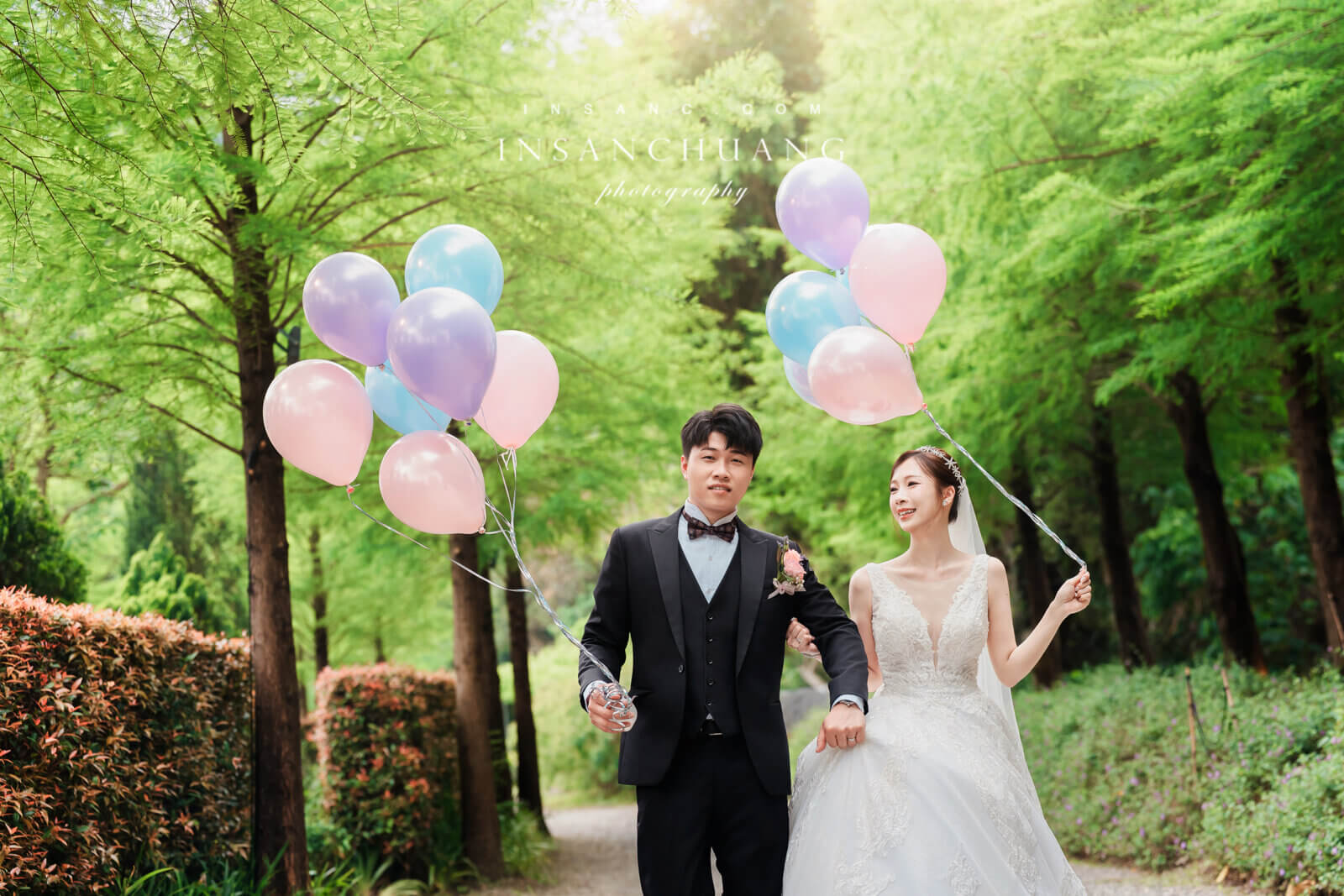 [ 婚攝英聖 | 台北婚攝 ]  Sam+Sally  { 地點:青青食尚花園會館 星空之森 森之教堂}
