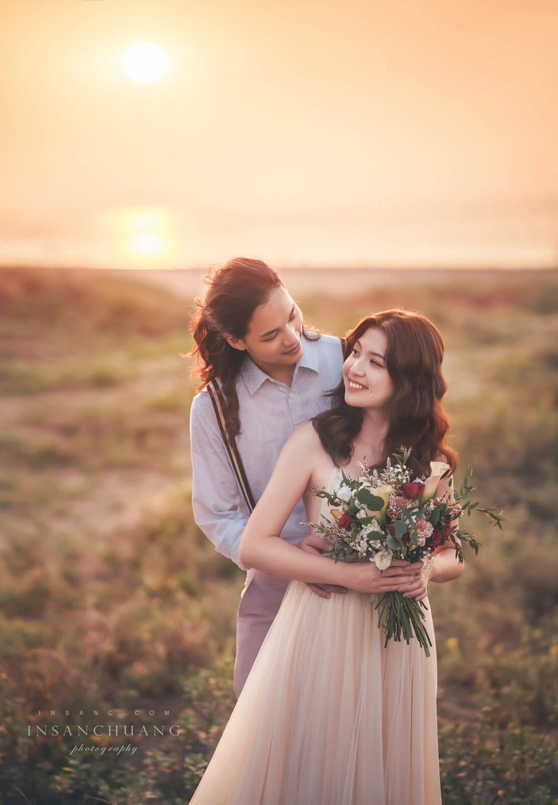 海邊婚紗攝影|夕陽逆光下的浪漫電影 30 婚攝英聖-婚禮記錄-婚紗攝影-英聖攝影 00006