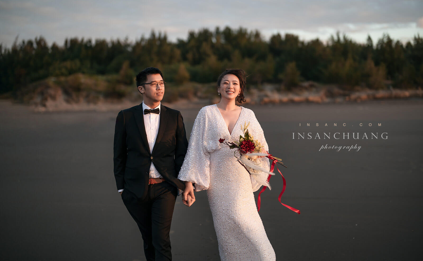 海邊婚紗攝影|夕陽逆光下的浪漫電影 9 婚攝英聖-婚禮記錄-婚紗攝影-英聖攝影 00013