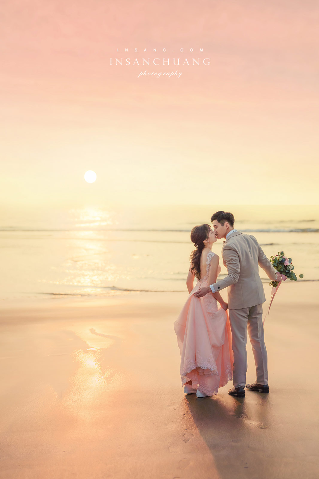海邊婚紗攝影|夕陽逆光下的浪漫電影 33 婚攝英聖-婚禮記錄-婚紗攝影-英聖攝影 00018