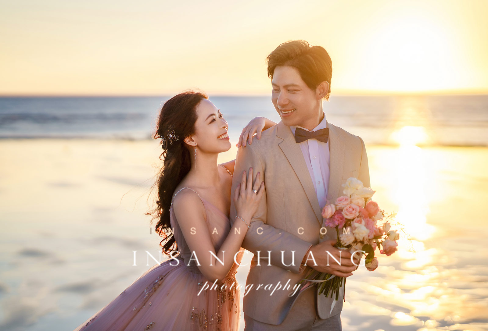 海邊婚紗攝影|夕陽逆光下的浪漫電影 34 婚攝英聖-婚禮記錄-婚紗攝影-英聖攝影 00028