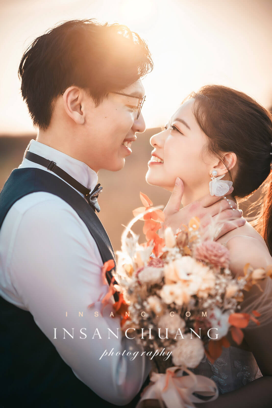 海邊婚紗攝影|夕陽逆光下的浪漫電影 25 婚攝英聖-婚禮記錄-婚紗攝影-英聖攝影 00031