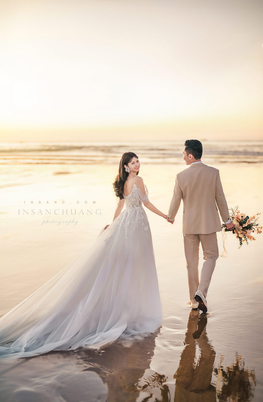 海邊婚紗攝影|夕陽逆光下的浪漫電影 35 婚攝英聖-婚禮記錄-婚紗攝影-英聖攝影 00036