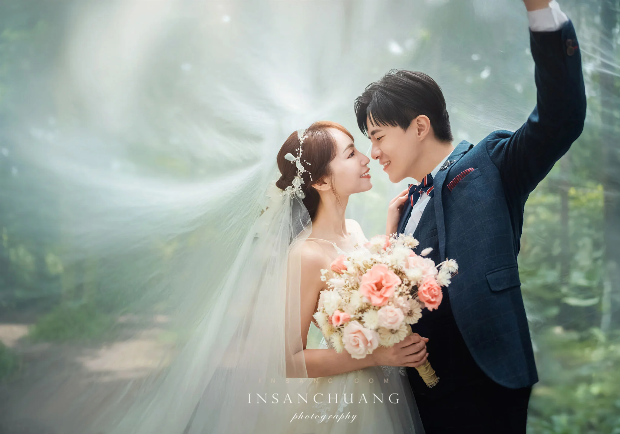 光影裡的粉色童話：Debbie+Leon-造型:晼屏 婚攝英聖