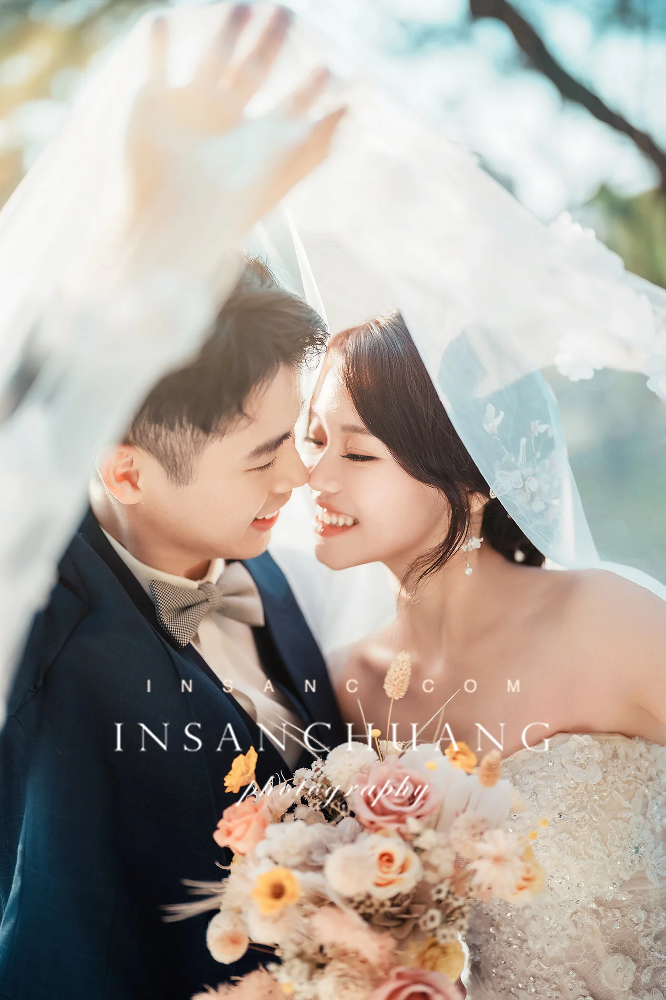 絕美陽明山光影婚紗：晉晉+璐璐最自然的呼吸感婚紗- 造型：朵咪 婚攝英聖