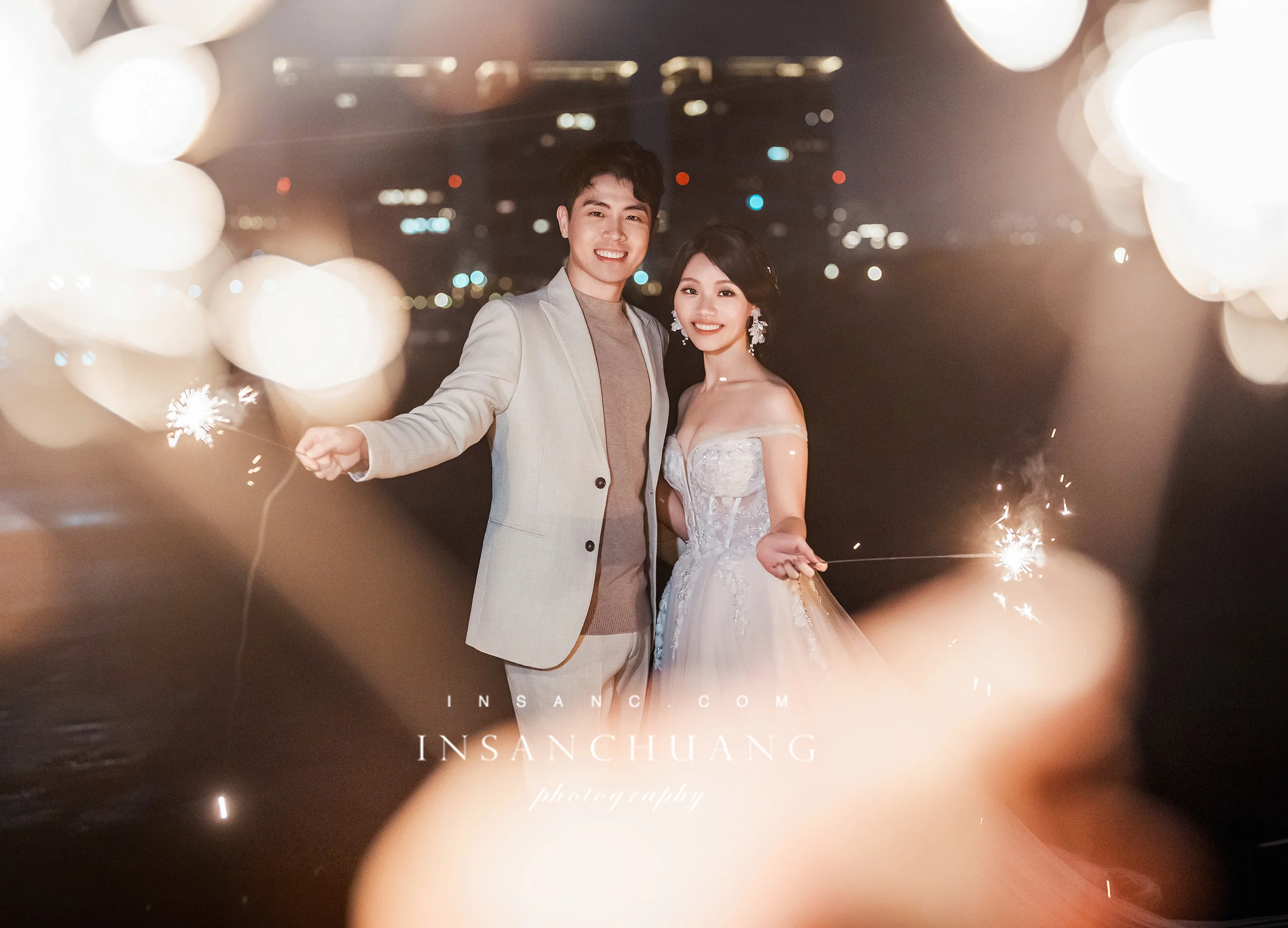 絕美陽明山光影婚紗：晉晉+璐璐最自然的呼吸感婚紗- 造型：朵咪 婚攝英聖