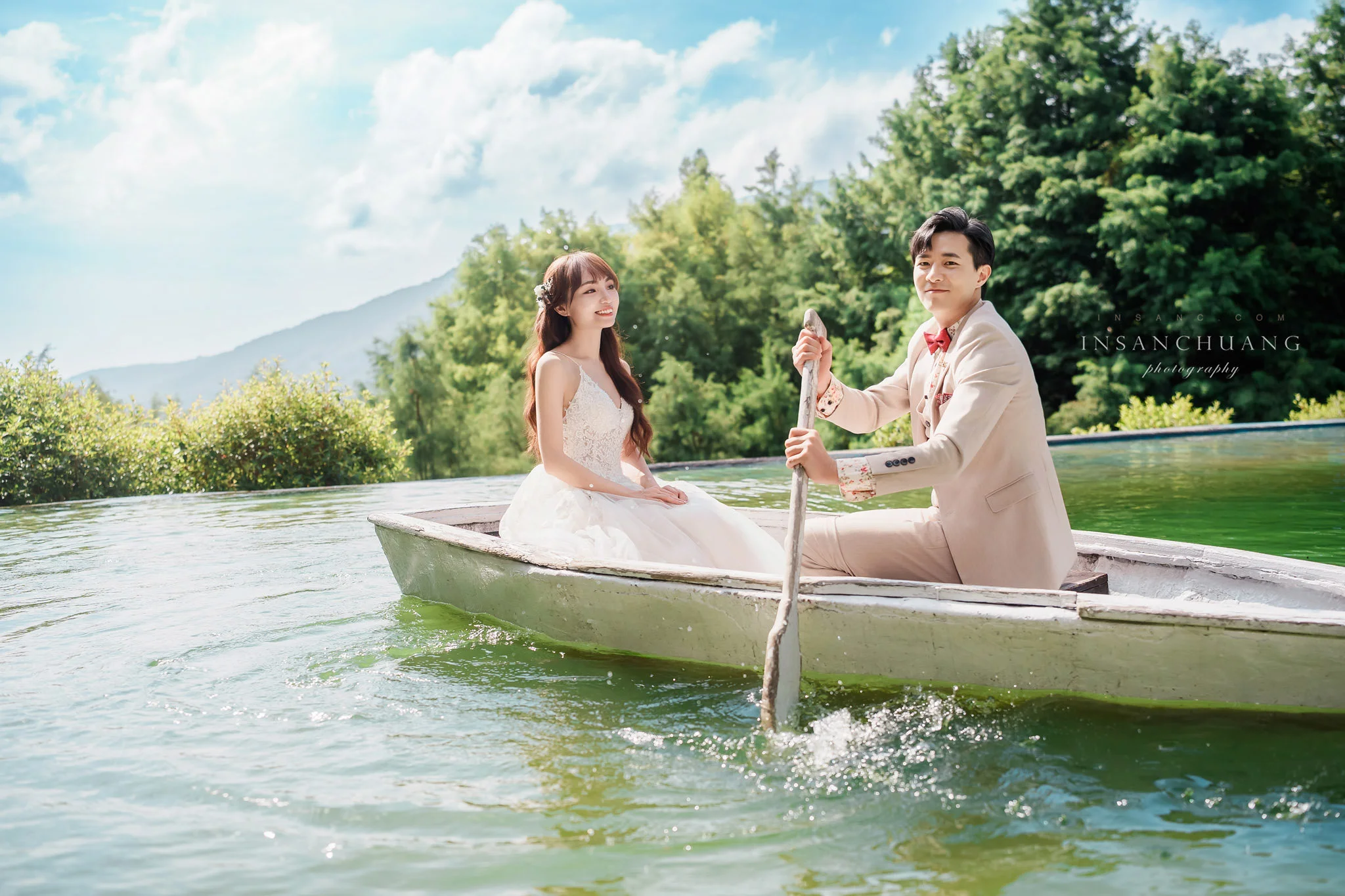 光影裡的粉色童話：Debbie+Leon-造型:晼屏 婚攝英聖