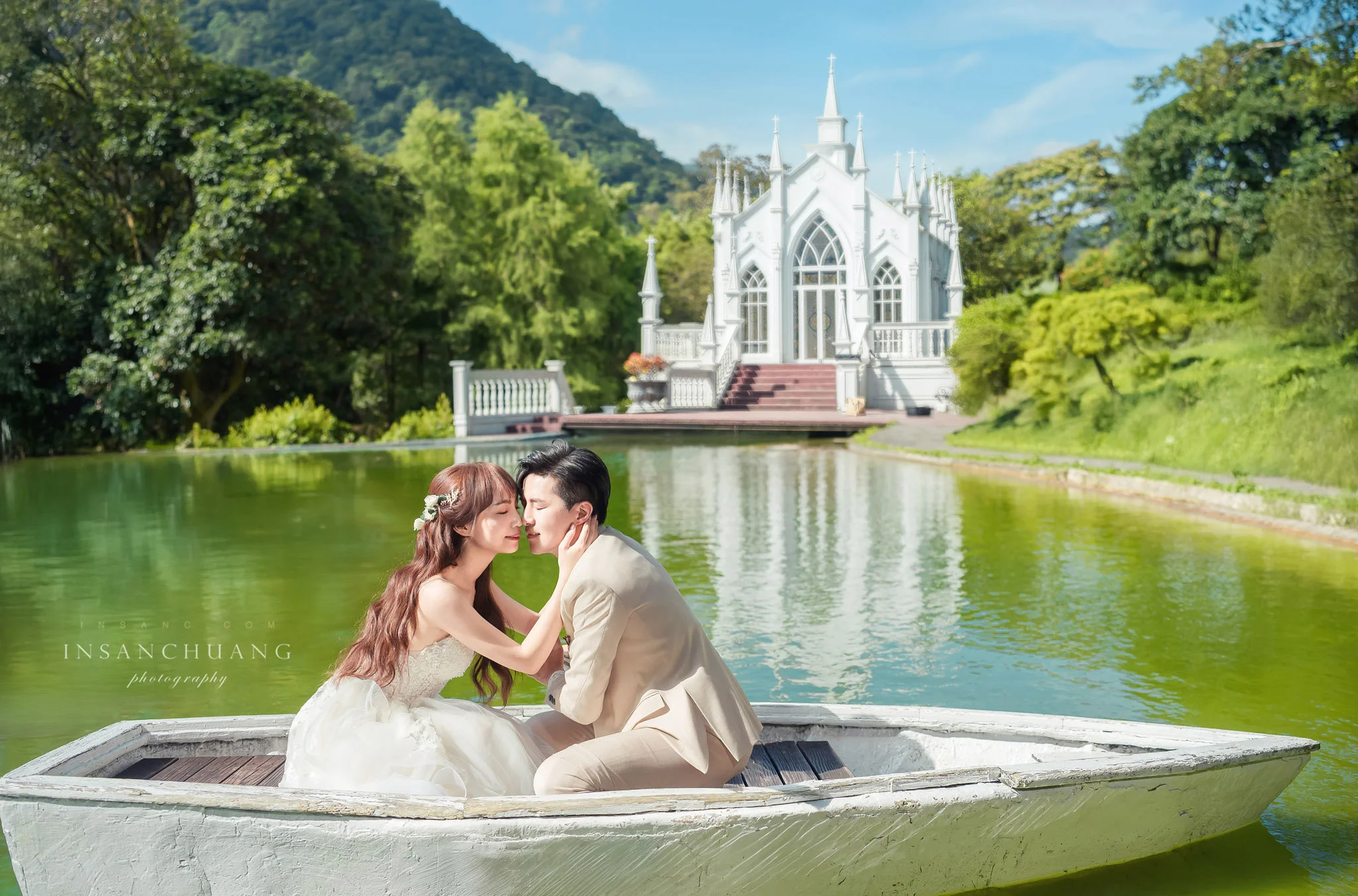 光影裡的粉色童話：Debbie+Leon-造型:晼屏 婚攝英聖