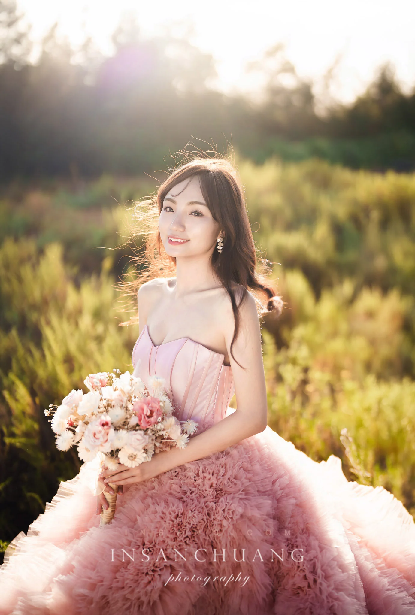 光影裡的粉色童話：Debbie+Leon-造型:晼屏 婚攝英聖