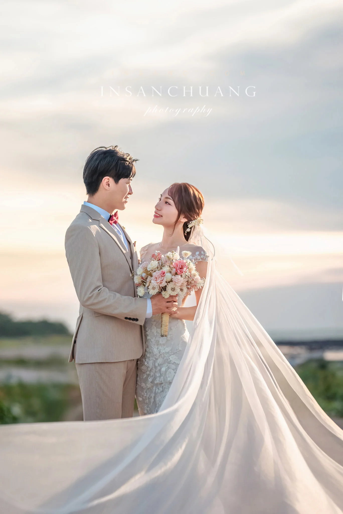 光影裡的粉色童話：Debbie+Leon-造型:晼屏 婚攝英聖