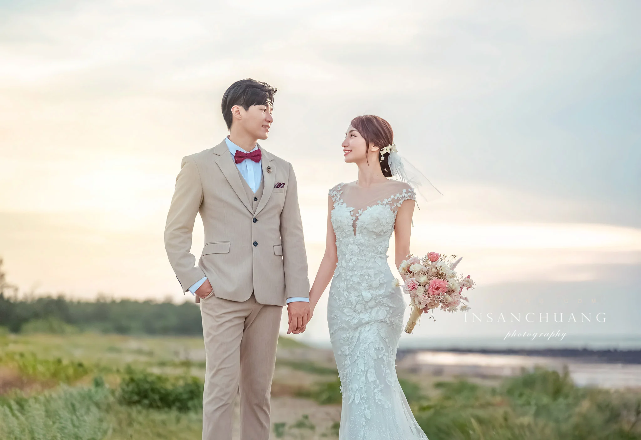 光影裡的粉色童話：Debbie+Leon-造型:晼屏 婚攝英聖