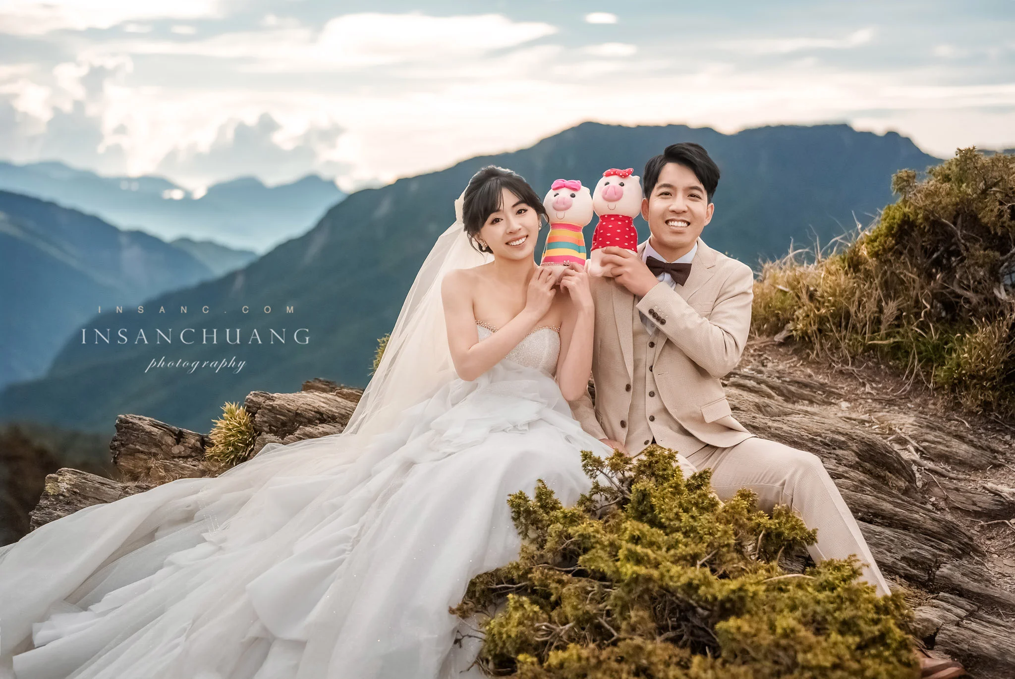 大膽玩色：Alex+恩菱合歡山高山婚紗-造型:朵咪 婚攝英聖