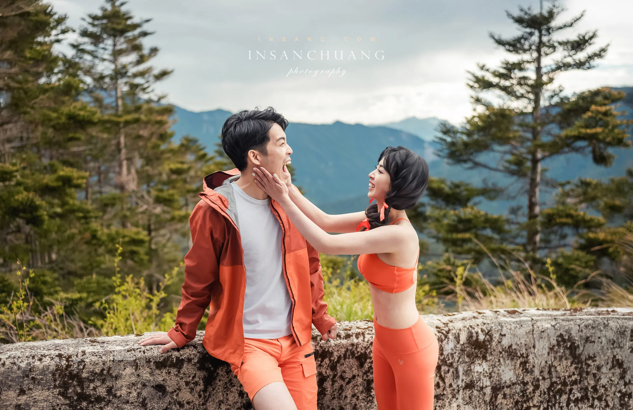 大膽玩色：Alex+恩菱合歡山高山婚紗-造型:朵咪 婚攝英聖