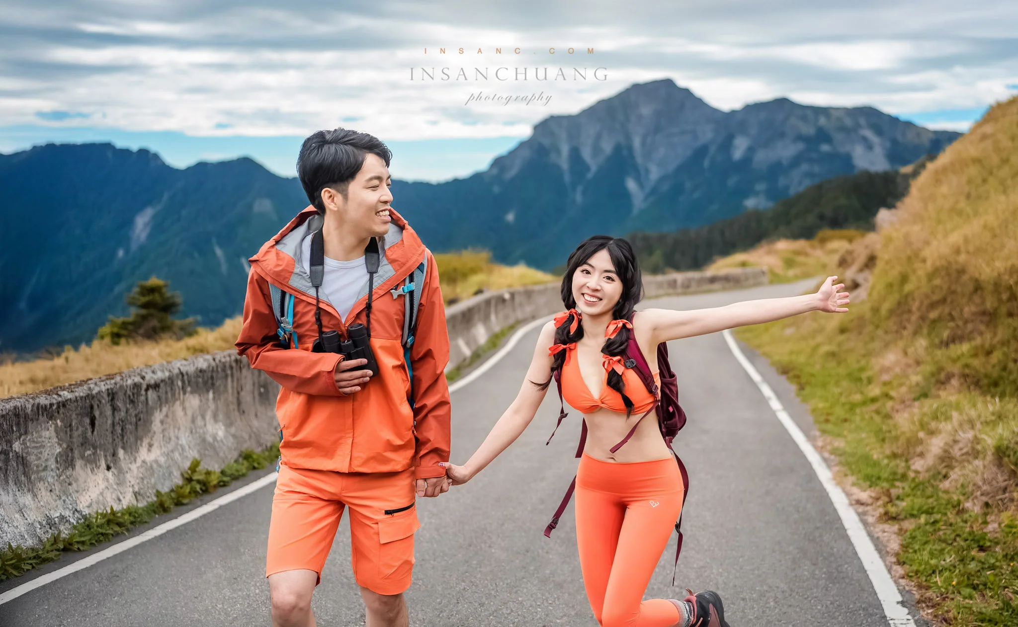 大膽玩色：Alex+恩菱合歡山高山婚紗-造型:朵咪 婚攝英聖