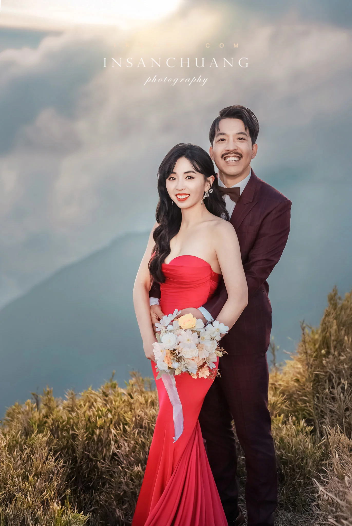 大膽玩色：Alex+恩菱合歡山高山婚紗-造型:朵咪 婚攝英聖