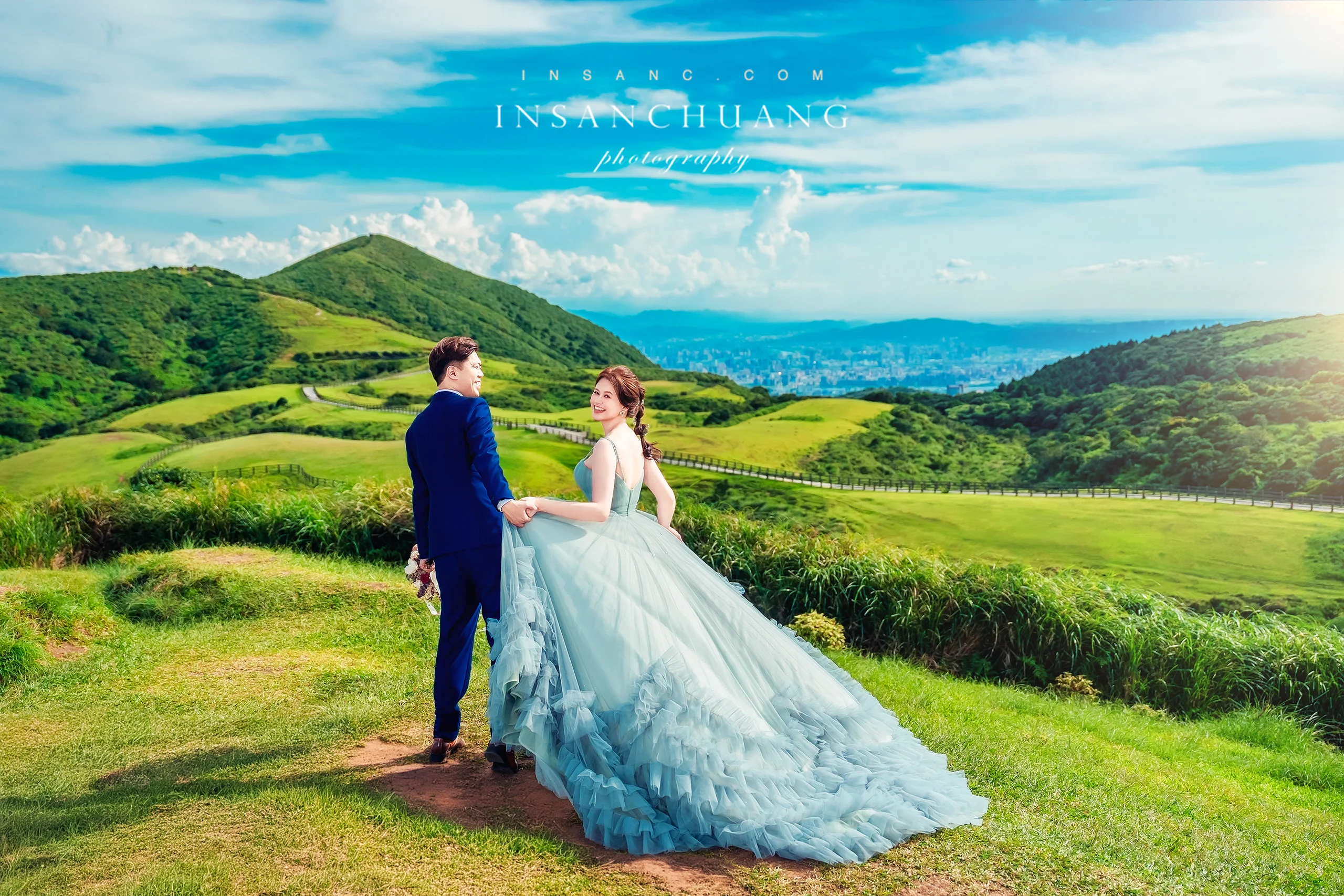 {婚攝英聖 |自主婚紗}Mark+菁菁雙山婚紗-合歡山高山婚紗-陽明山擎天岡-黑森林-沙崙海灘夕陽婚紗-造型:朵咪 婚攝英聖