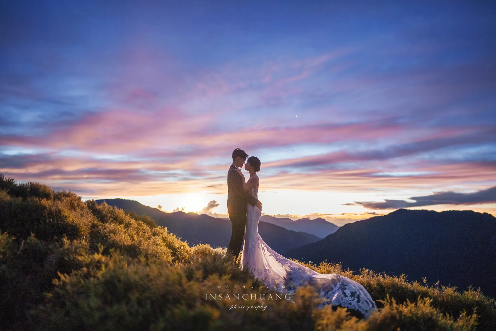 {婚攝英聖 |自主婚紗}佑任+筑鈞合歡山高山婚紗-星空日出婚紗-造型:朵咪 婚攝英聖