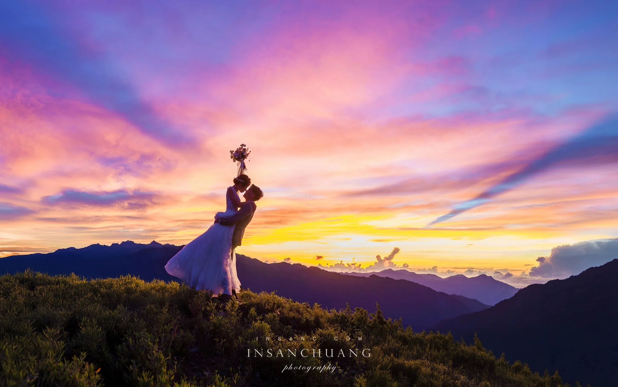 {婚攝英聖 |自主婚紗}佑任+筑鈞合歡山高山婚紗-星空日出婚紗-造型:朵咪 婚攝英聖