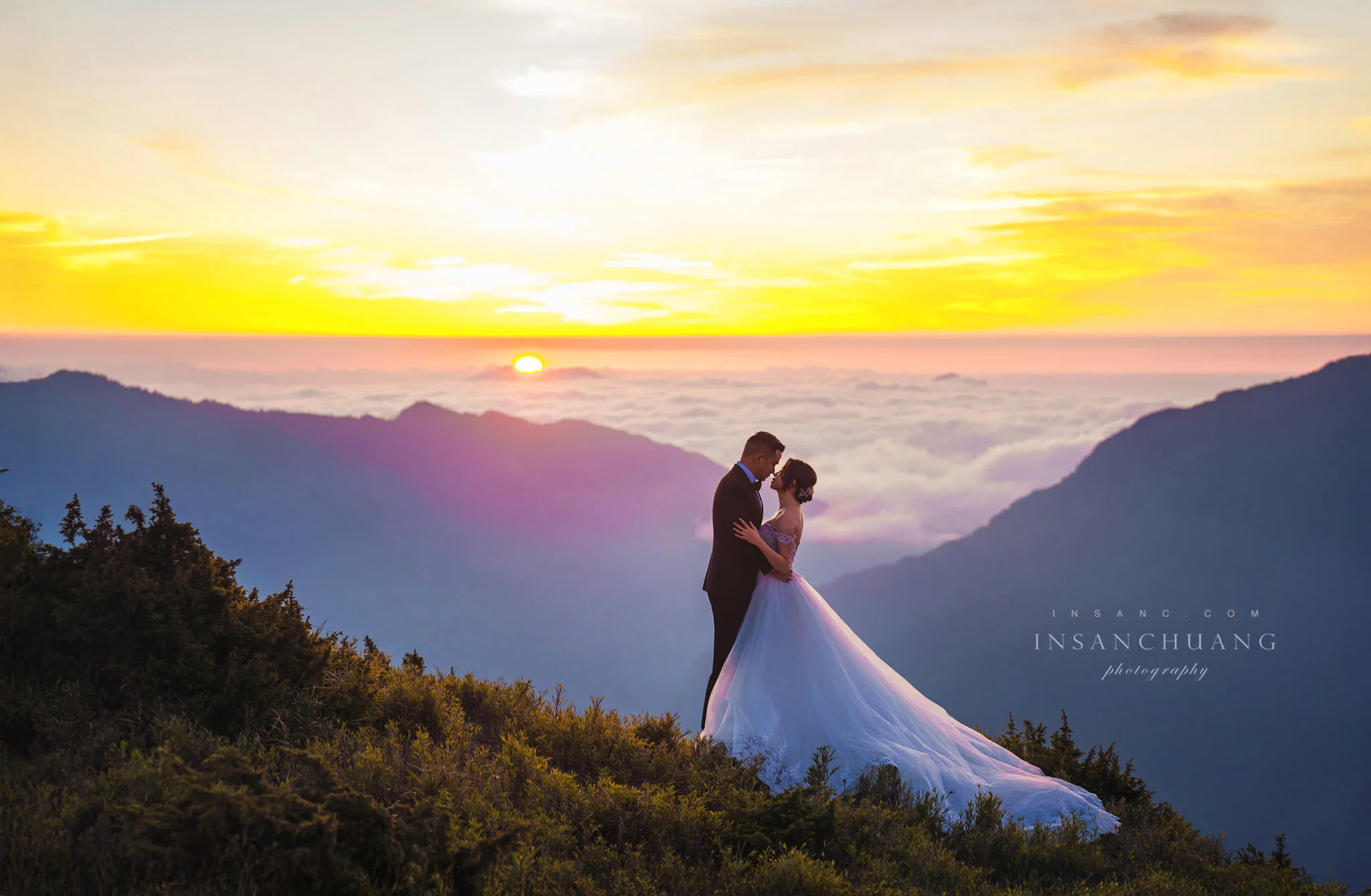 {婚攝英聖|自主婚紗}James+Claire合歡山婚紗-星空雲海日出婚紗攝影-高山婚紗-便服婚紗-造型:朵咪 婚攝英聖