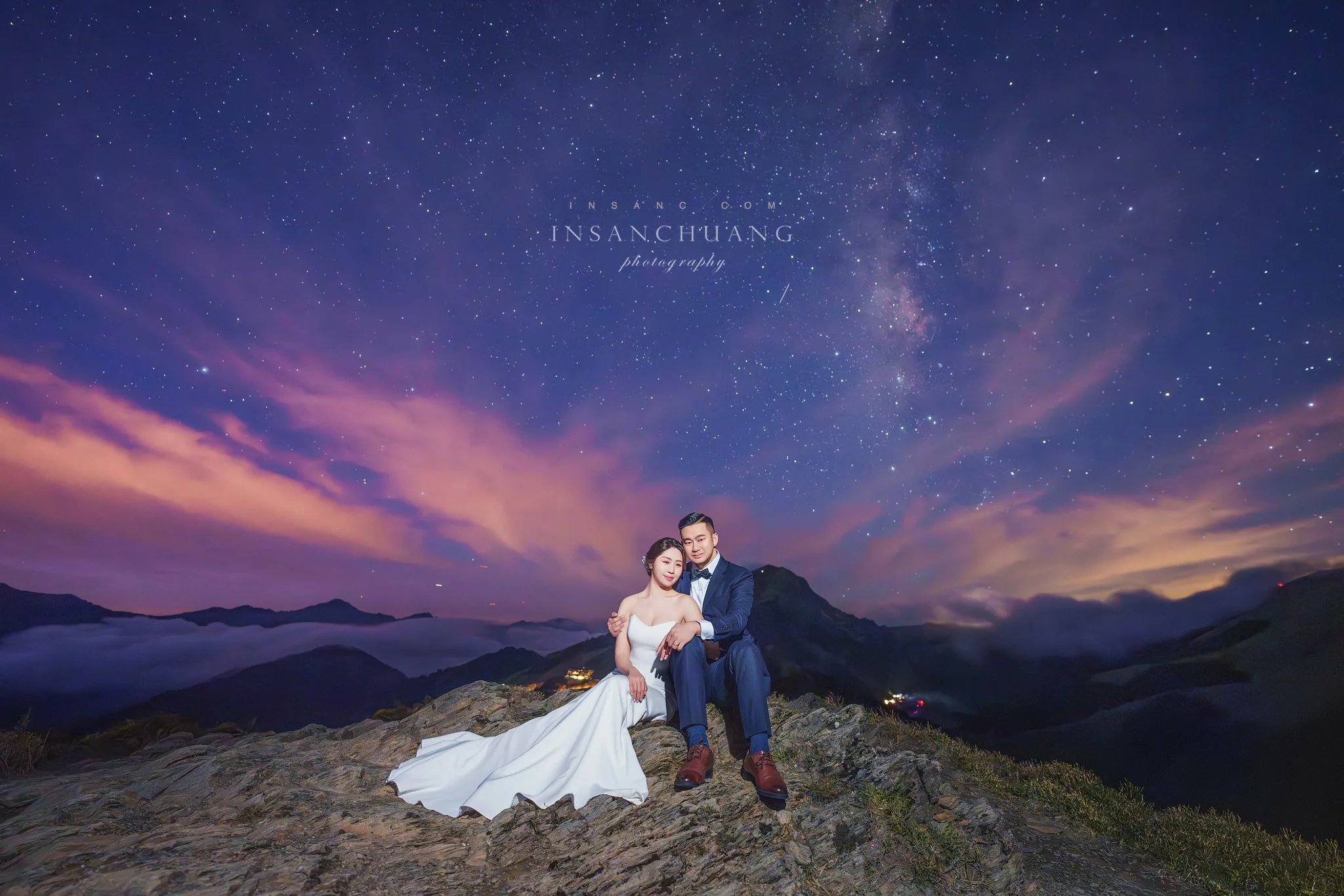{婚攝英聖|自主婚紗}James+Claire合歡山婚紗-星空雲海日出婚紗攝影-高山婚紗-便服婚紗-造型:朵咪 婚攝英聖