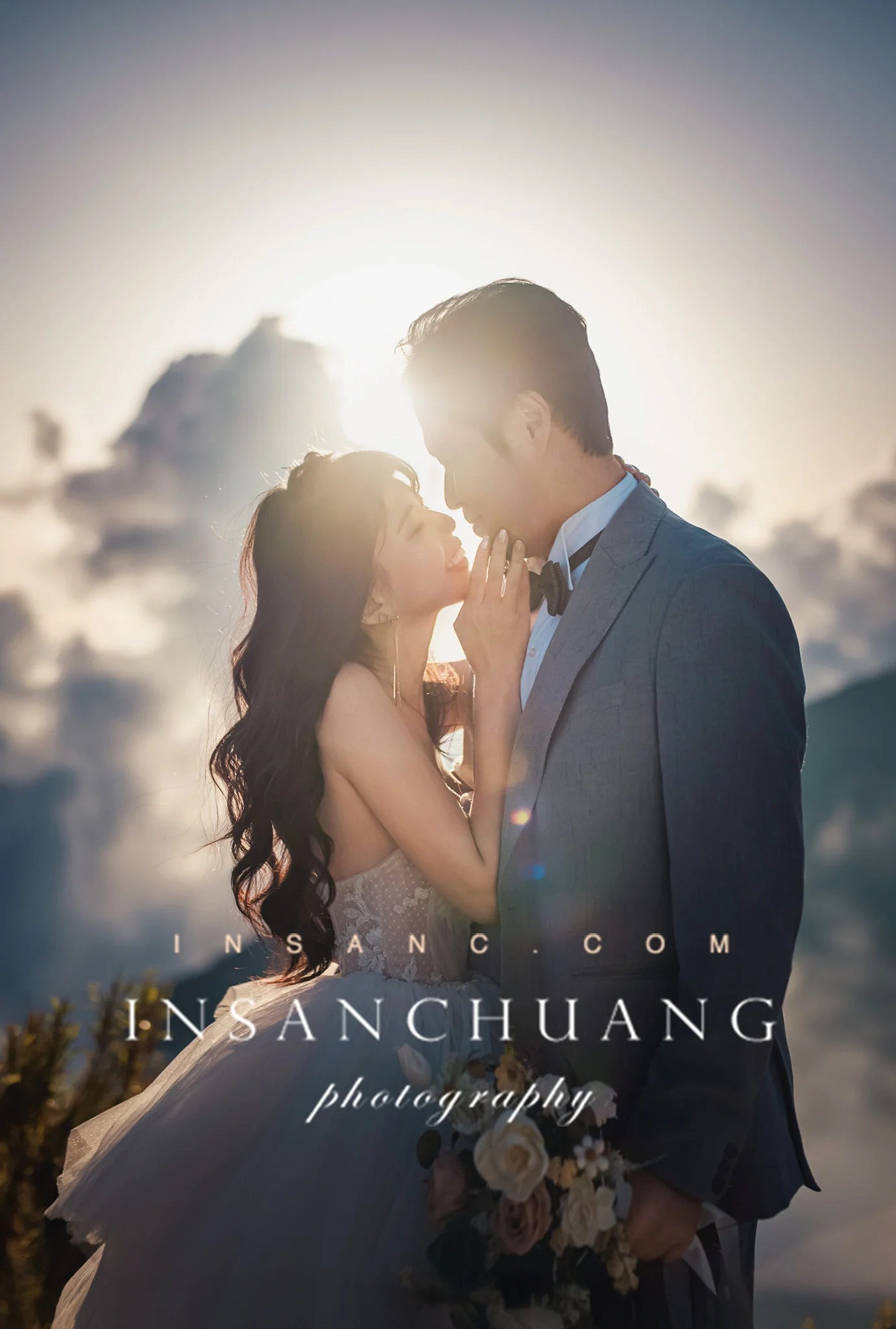 {婚攝英聖|自主婚紗}Justy+Mina合歡山高山婚紗-夕陽星空日出雲海婚紗攝影-造型:崔羿樂 婚攝英聖