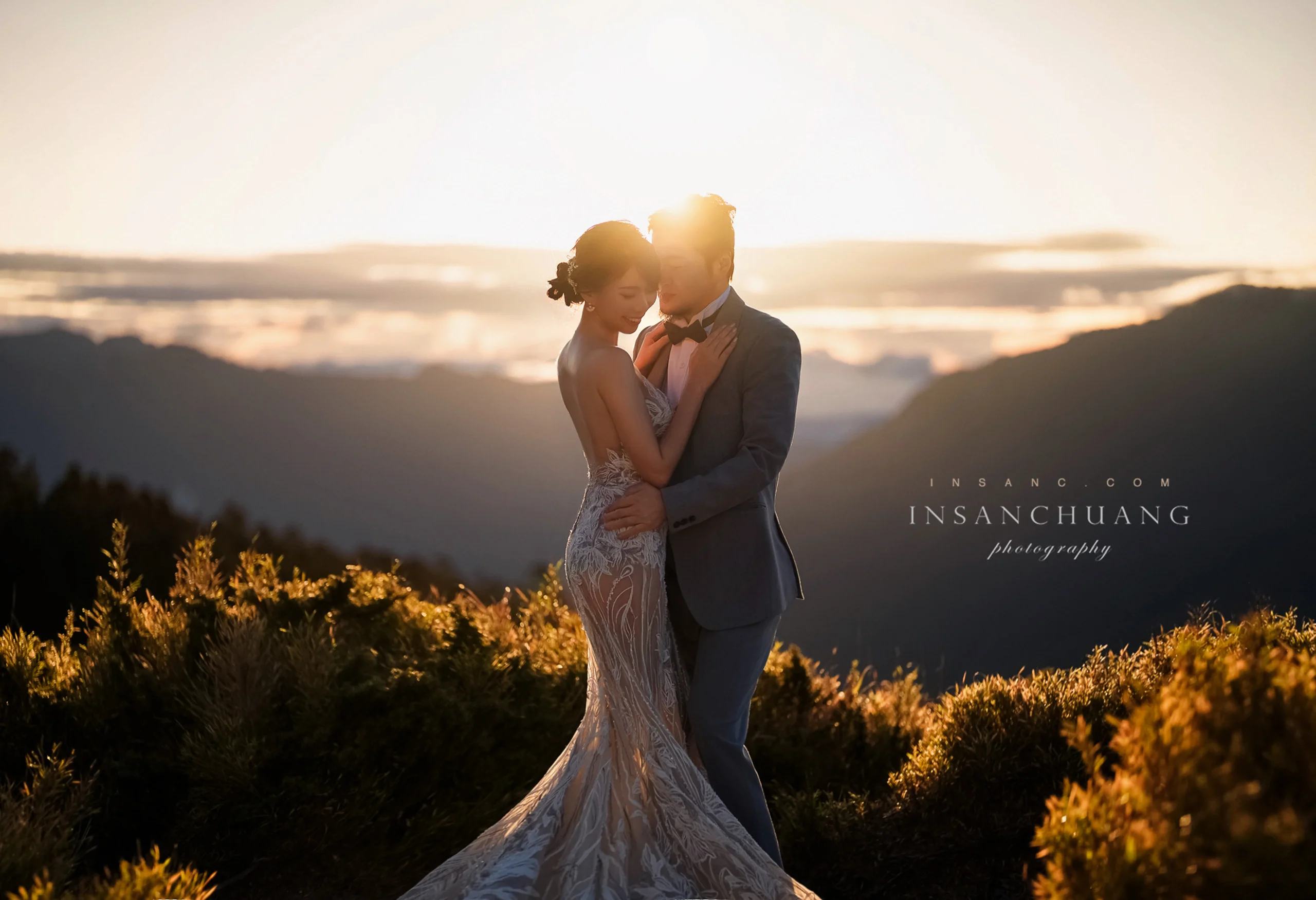 {婚攝英聖|自主婚紗}Justy+Mina合歡山高山婚紗-夕陽星空日出雲海婚紗攝影-造型:崔羿樂 婚攝英聖