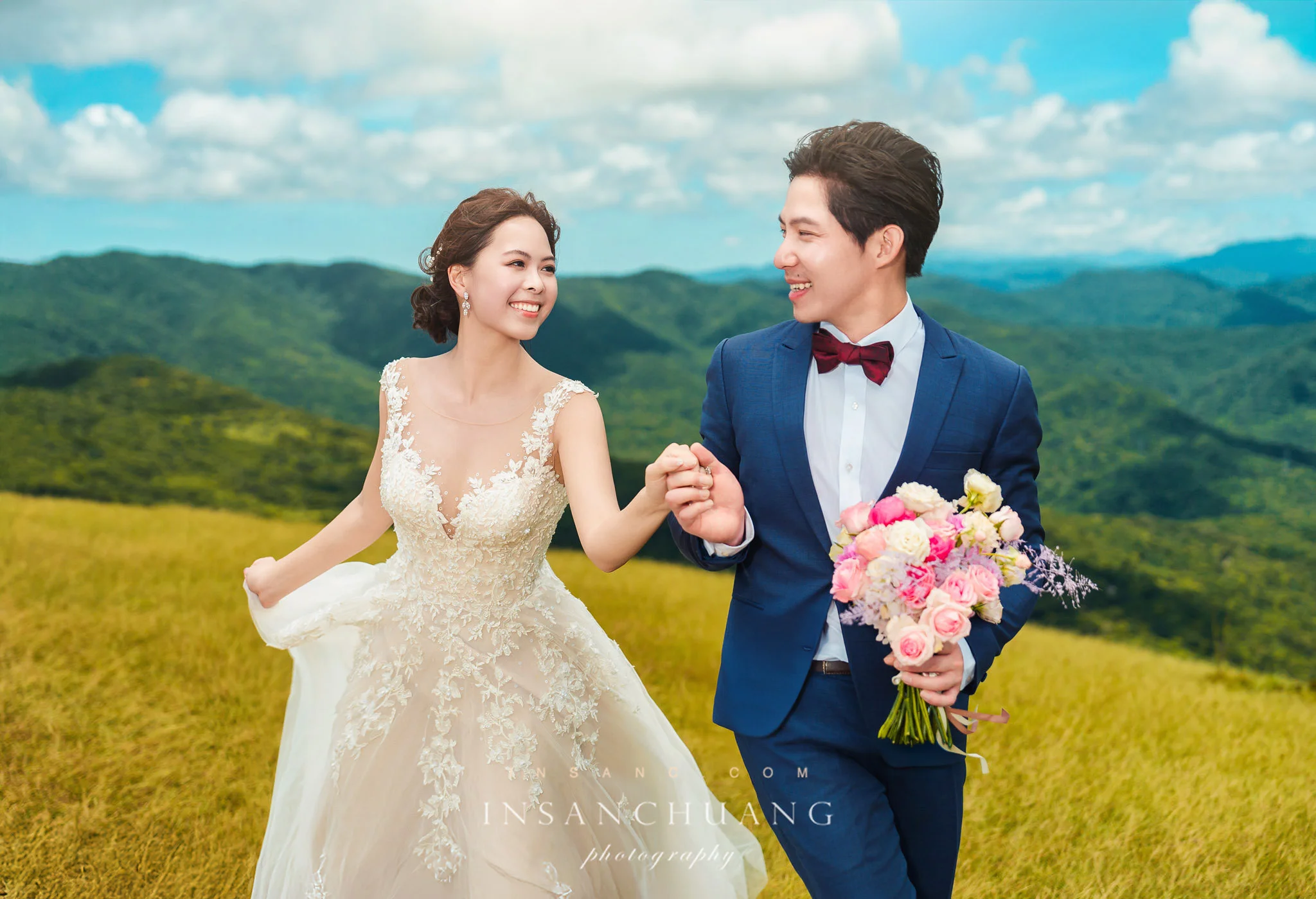 {婚攝英聖|自主婚紗}Victor+Tiffany婚紗-桃源谷-望谷瀑布-東北角神秘海岸-洲子灣海灘-造型:朵咪 婚攝英聖
