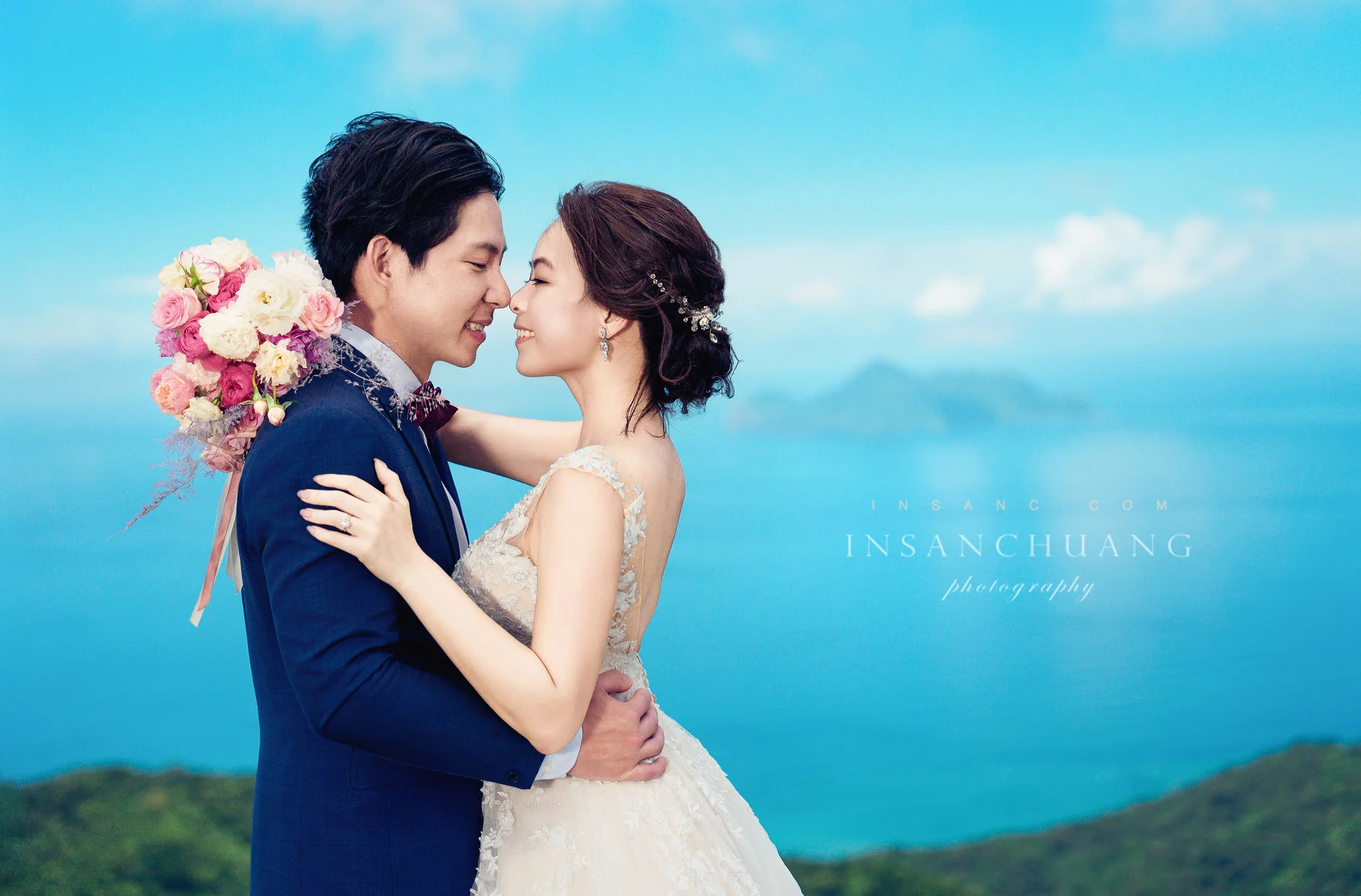 {婚攝英聖|自主婚紗}Victor+Tiffany婚紗-桃源谷-望谷瀑布-東北角神秘海岸-洲子灣海灘-造型:朵咪 婚攝英聖