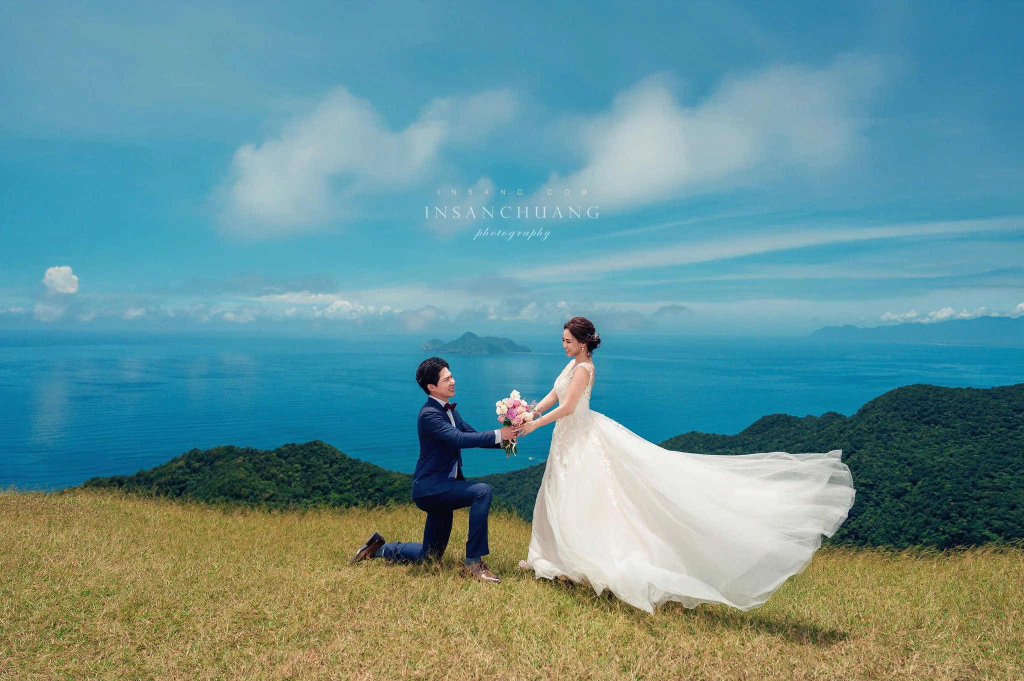 {婚攝英聖|自主婚紗}Victor+Tiffany婚紗-桃源谷-望谷瀑布-東北角神秘海岸-洲子灣海灘-造型:朵咪 婚攝英聖